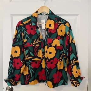 NWT Pepaloves Vibrant Floral Jacket